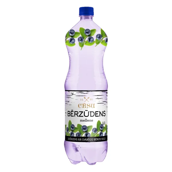 Ūdens Cēsu Bērzūdens ar melleņu garšu 1,5l