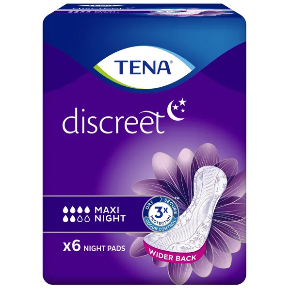 Uroloģiskās paketes Tena Lady Maxi Night 6 gab.