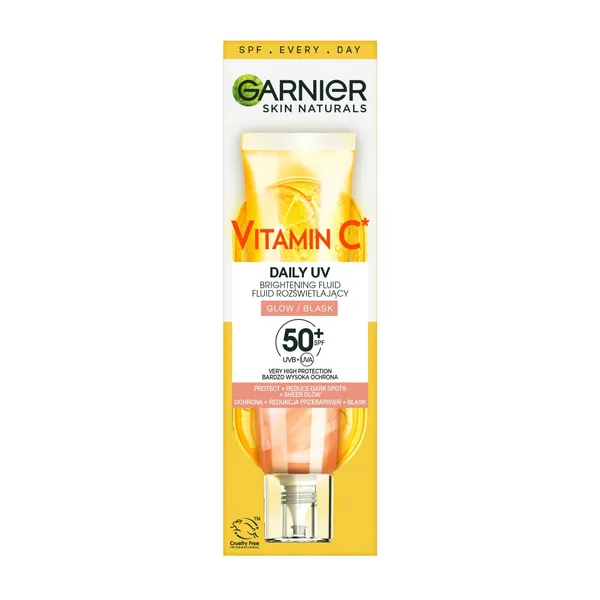 UV fluīds Garnier Vitamin C Glow ikdienas ar vieglu toni 40ml