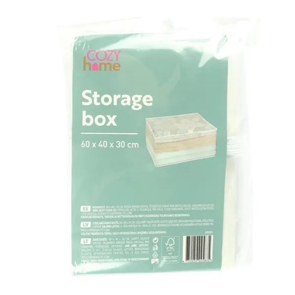 Uzglabāšanas kaste Cozy Homet 60x40x30cm