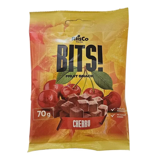 Uzkoda Bits! ķiršu našķis bez pievienota cukura 70g