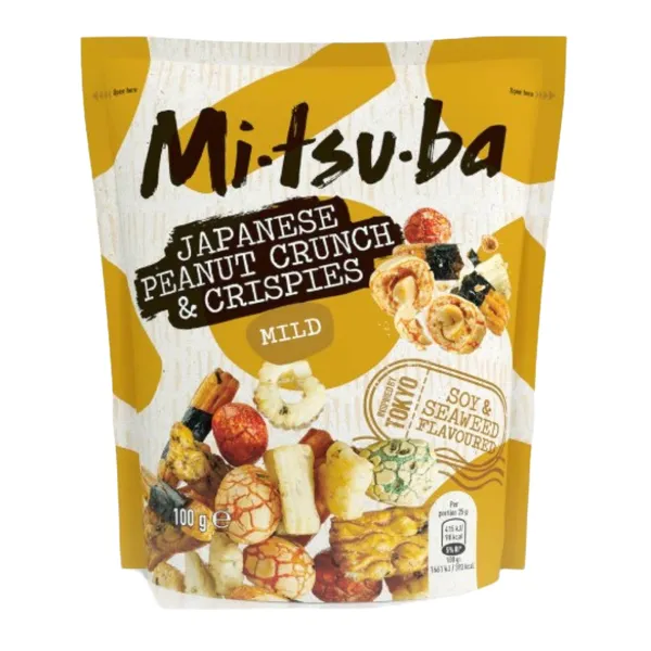 Uzkodas Mitsuba Japanese peanut crunch&crispies 100g