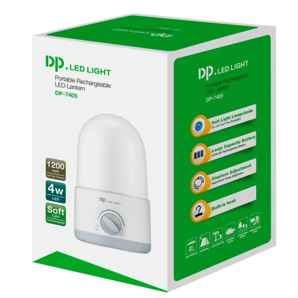 Uzlādējama led laterna dp 7405