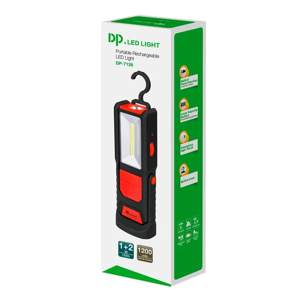 Uzlādējams led lukturis dp 7126
