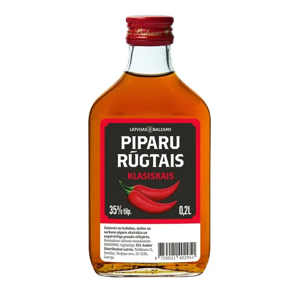 Uzlējums Piparu Rūgtais 35% 0,2l