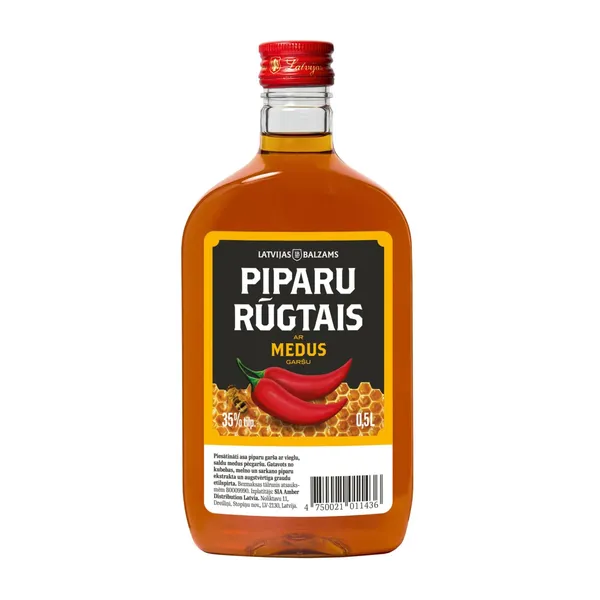 Uzlējums PIPARU RŪGTAIS Medus 35% 0,5L D
