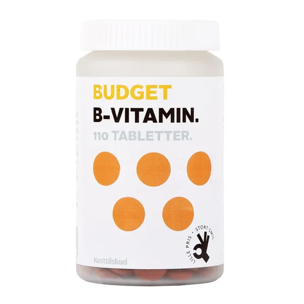 Uztura bagātinātājs Budget B vitamīns 110 tabletes