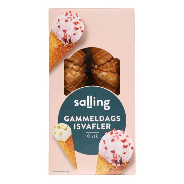 Vafeļu konusi Salling 10 gabali 125g