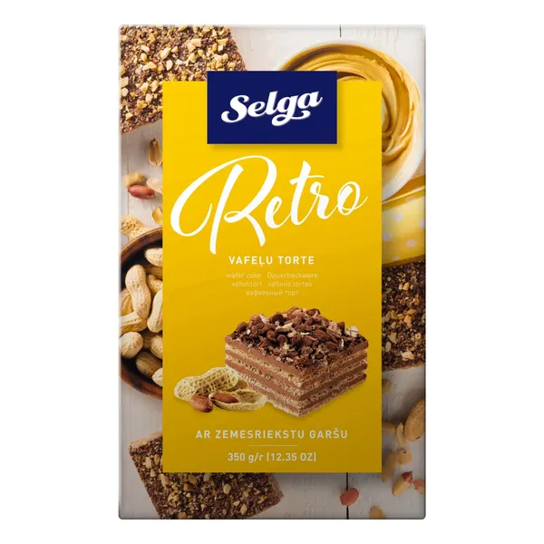 Vafeļu torte Retro 350g