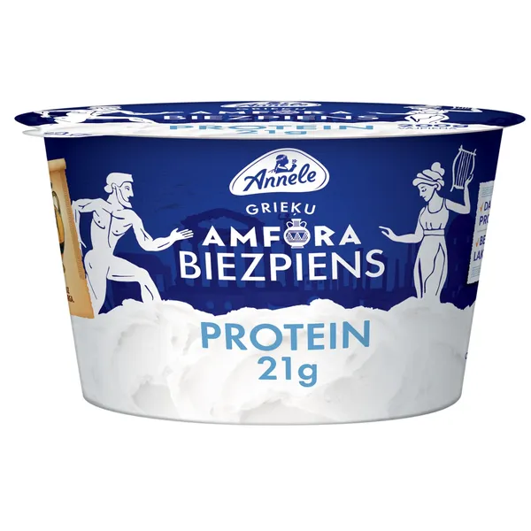 Vājpiena biezpiens Annele amfora protein 0,9 % 200g