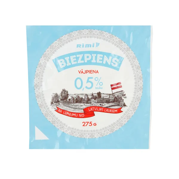 Vājpiena biezpiens Rimi 0,5% 275g