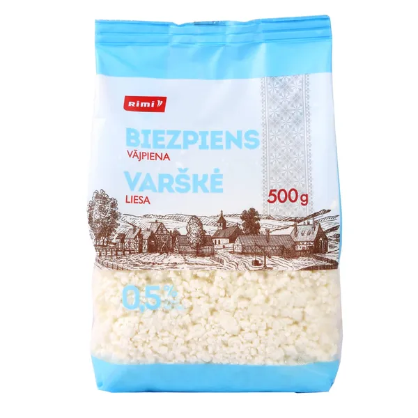 Vājpiena biezpiens Rimi 0,5% 500g