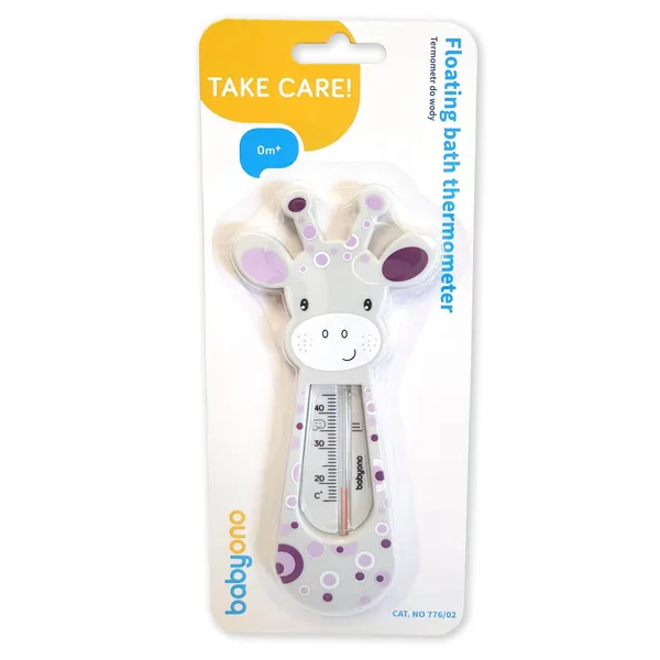 Vannas termometrs BabyOno Žirafe pelēks 77602