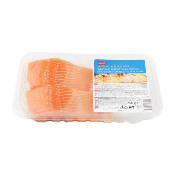 Varavīksnes foreles filejas porcijas 250g