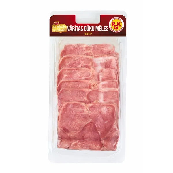 Vārītas cūku mēles rulete RGK šķēlēs 200g