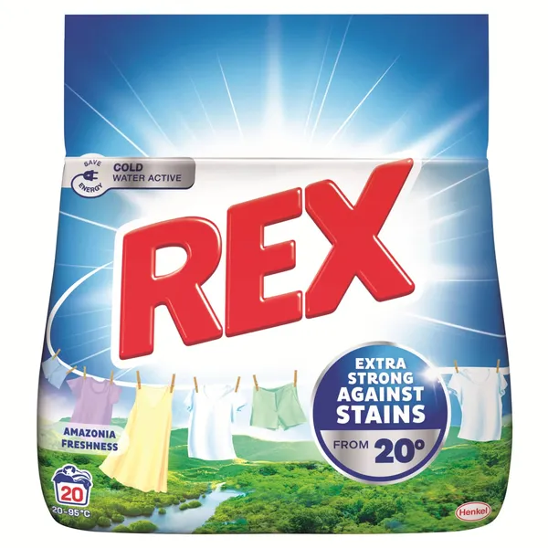 Veļas pulveris Rex Amazonia Freshness 20MR 1,1kg