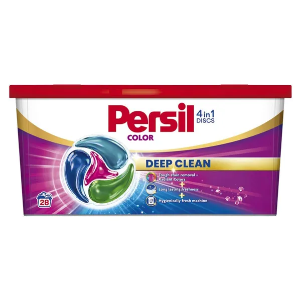 Veļas mazgāšanas kapsulas Persil Discs Color 28gab.