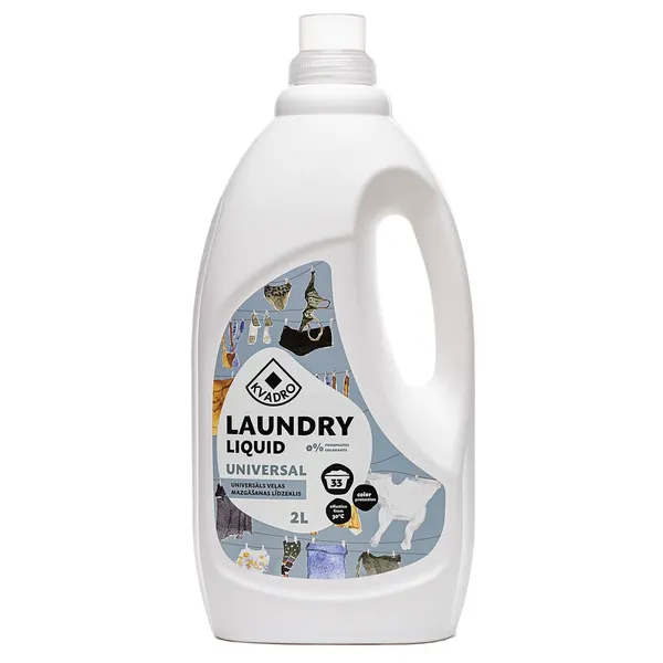 Veļas mazgāšanas līdzeklis Kvadro Universāls 2l