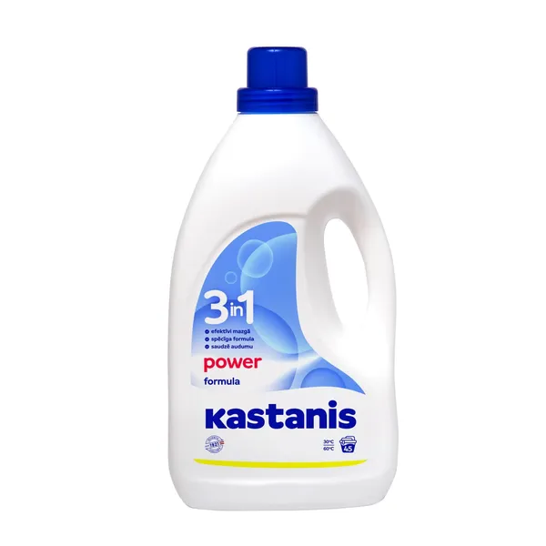 Veļas mazgāšanas līdzeklis Kastanis 3in1 Power formula 1,8l