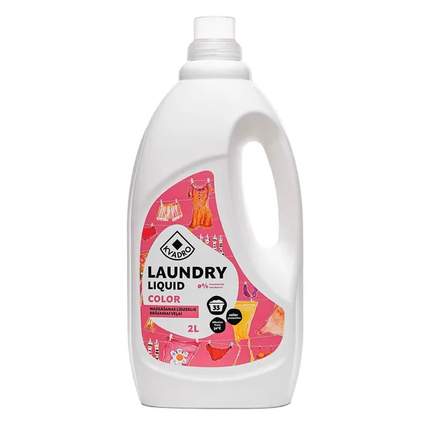 Veļas mazgāšanas līdzeklis Kvadro Color 2l