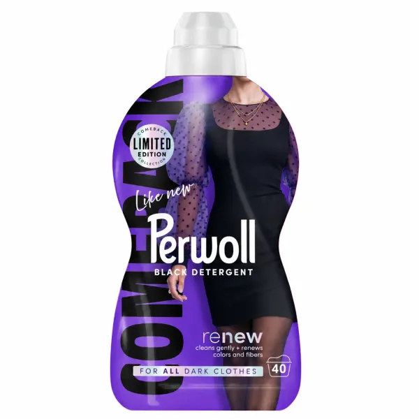 Veļas mazgāšanas līdzeklis Perwoll comeback collection LE Black 40MR 2l
