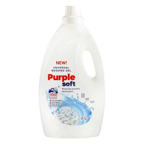 Veļas mazgāšanas līdzeklis Purple Soft 4l