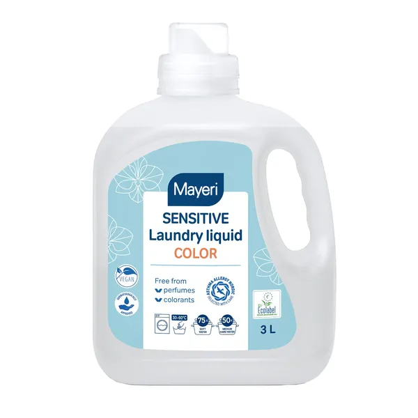 Veļas mazgāšanas želeja Mayeri Sensitive Color 3l