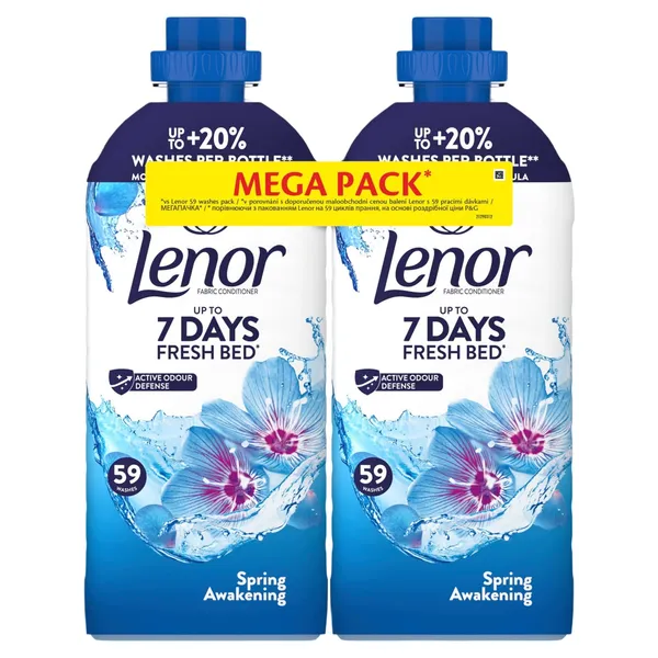 Veļas mīkstinātājs Lenor Spring Awakening 2x59MR 2x1239ml