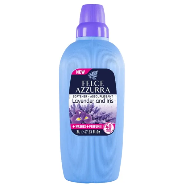 Veļas mīkstinātājs Felce Azzurra Lavanda/Īriss 40 mazg. 2l