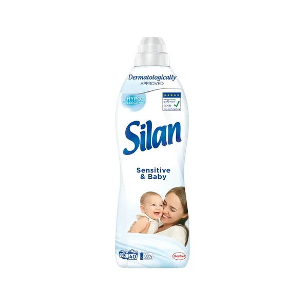 Veļas mīkstinātājs Sensitive Silan 880ml (40MR)