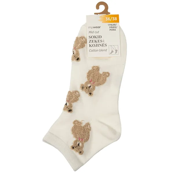 Vidēja garuma zeķes ar lācīšiem Mywear 36/38