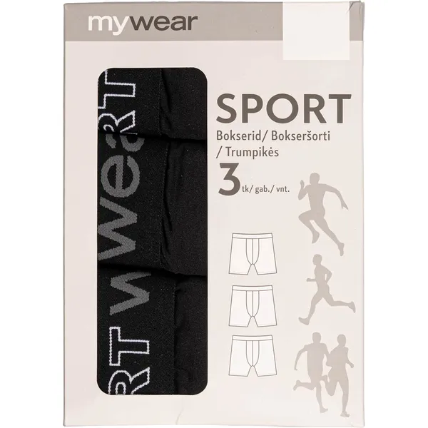 Vīriešu apakšveļa Mywear M, melna