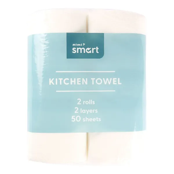 Virtuves dvieļi Rimi Smart 50 sloksnes, 2 slāņi, 2 ruļļi