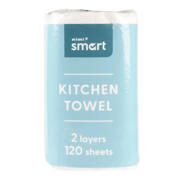 Virtuves dvieļi Rimi Smart 2 slāņi 120 sloksnes