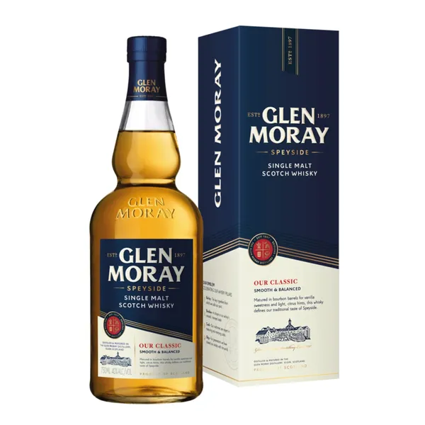 Viskijs Glen Moray Classic 40% 0,7l