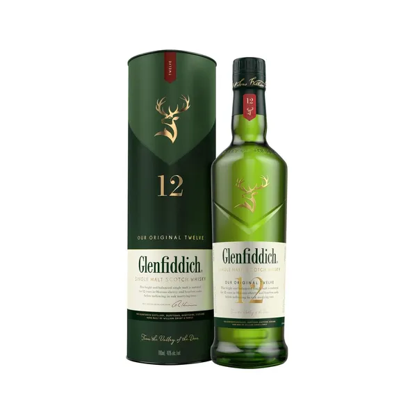 Viskijs Glenfiddich 12YO 40% 0,7l