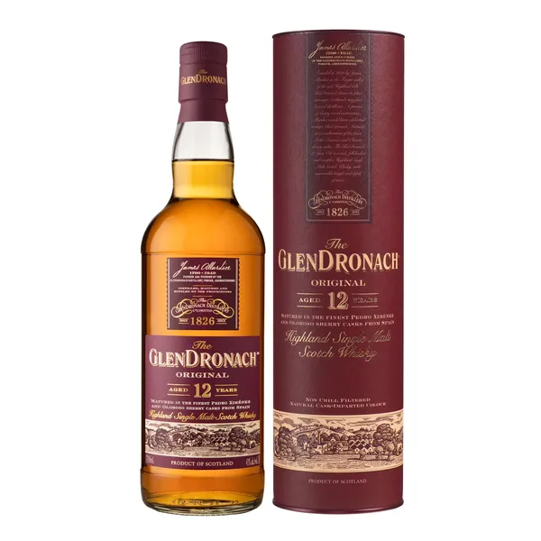 Viskijs The Glendronach 12YO Highland Single Malt 43% 0,7l