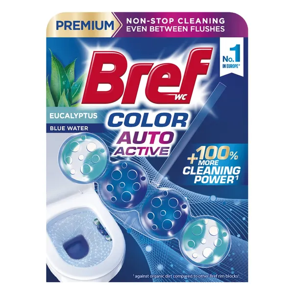WC bloks Bref Color Auto Active Eucalyptus 50g