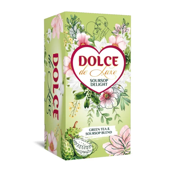 Zaļā sīklapu tēja Dolce de Luxe Soursop Delight 50g
