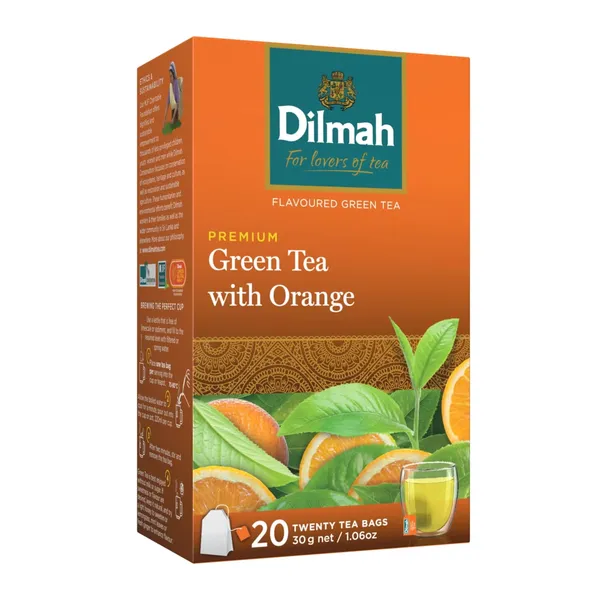 Zaļā tēja Dilmah apelsīnu 20x1,5g