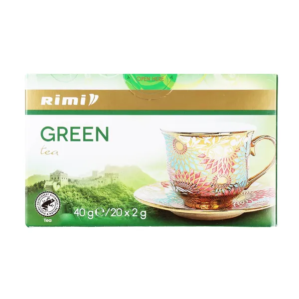 Zaļā tēja Rimi 20x2g