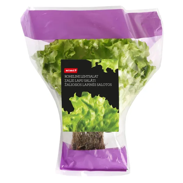 Zaļie lapu salāti Rimi 1.šķira, gab.