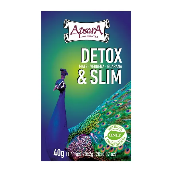 Zāļu tēja APSARA Detox&Slim 20x2g