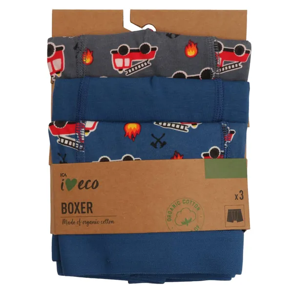 Zēnu apakšbikses I Love Eco Fire 3gab 98/104