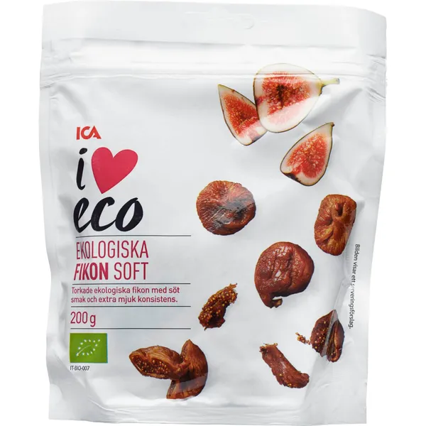 Žāvētas vīģes I Love Eco mīkstas 200g