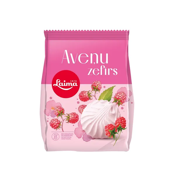 Zefīrs Laima aveņu 200g