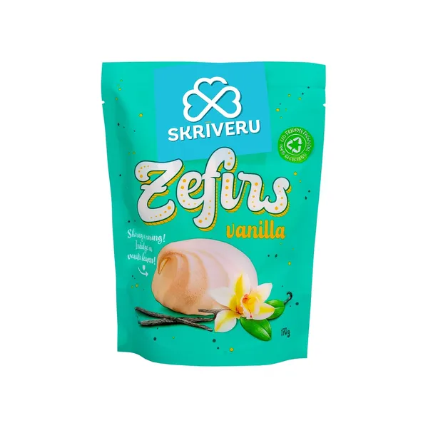 Zefīrs Skrīveru ar vaniļas garšu 170g