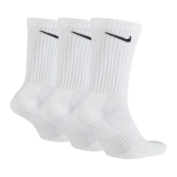 Zeķes Nike 3 pāri 38/42 baltas AW26