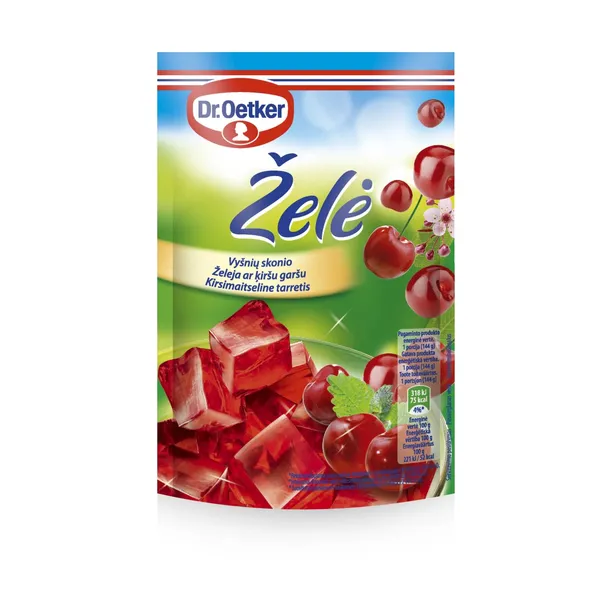 Želeja ar ķiršu garšu DR. OETKER 72g
