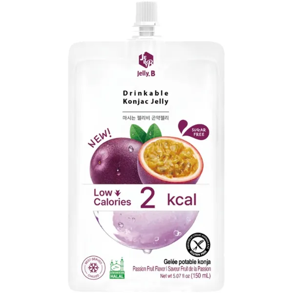 Želeja Jelly.B ar marakujas garšu ar saldinātāju 150ml